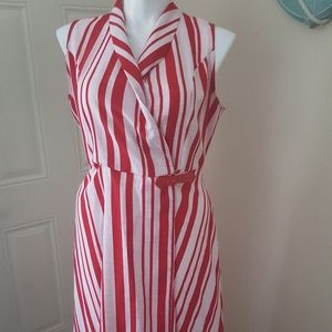 Candy cane/maxi dress